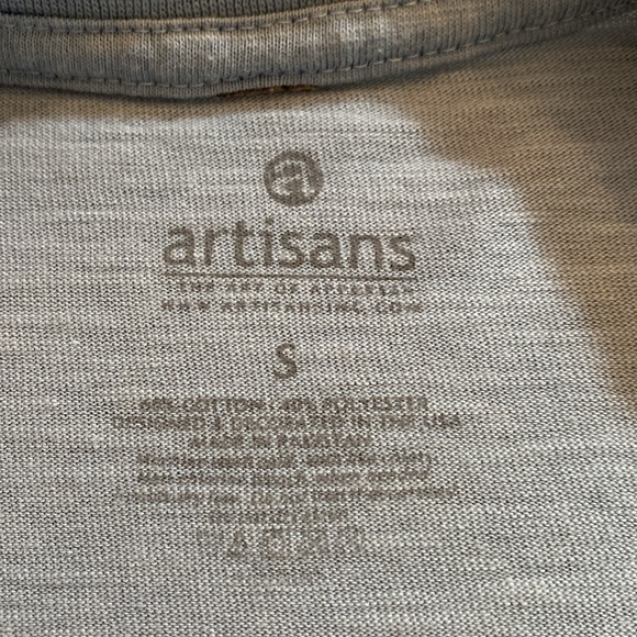 Artisans Placerville, CA unplug & unwind. Heathered blue size Small. {261} - Picture 3 of 8
